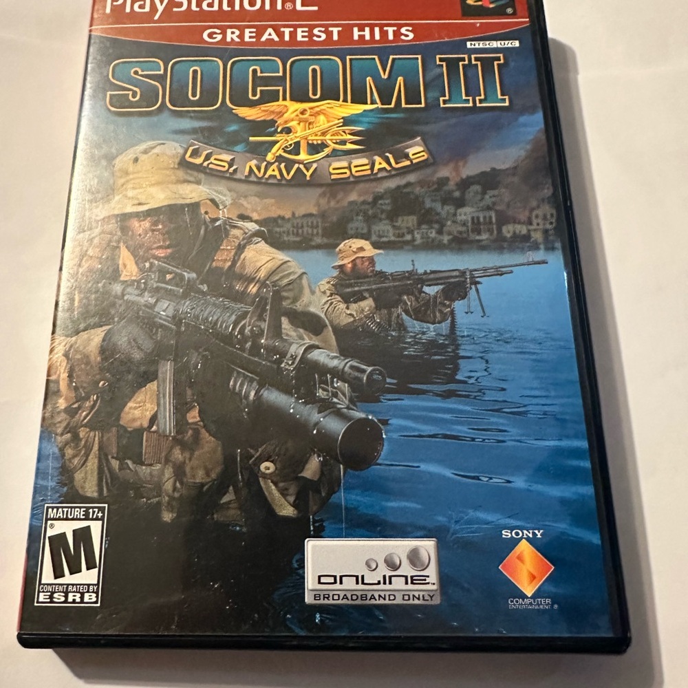 PS2 SOCOM II: U.S. Navy SEALs CIB
